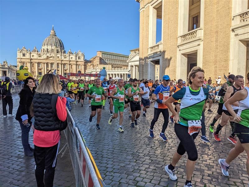 Competitors run in the footsteps of the saints in Vatican’s annual 10K race