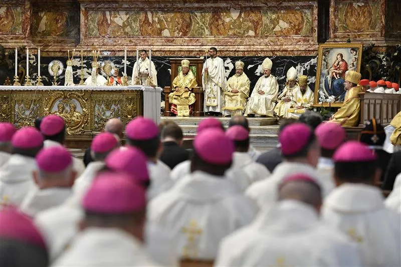 The second week of the Synod on Synodality assembly began Monday, Oct. 9, 2023, with a Greek-Byzantine Divine Liturgy offered in St. Peter’s Basilica for all Synod delegates.?w=200&h=150