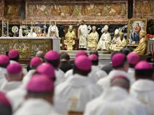 The second week of the Synod on Synodality assembly began Monday, Oct. 9, 2023, with a Greek-Byzantine Divine Liturgy offered in St. Peter’s Basilica for all Synod delegates.