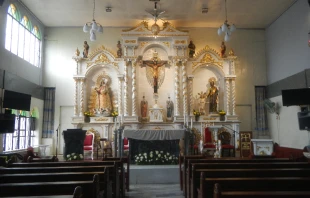 Mary, Comforter of the Afflicted Parish Church in Maricaban, Pasay City, in the Philippines. Judgefloro via Wikimedia (CC0 1.0).