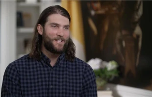 Trevor Williams, 31, pitcher for the Washington Nationals, in an interview with Colm Flynn for EWTN News In Depth, June 5, 2023. EWTN News In Depth, YouTube