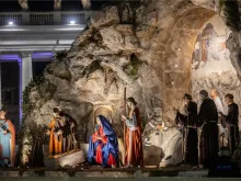 The Vatican unveiled its annual Nativity scene on Dec. 9, 2023, paying special tribute to the origins of the beloved tradition on its 800-year anniversary.