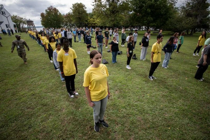 Youth rally on St. Clements Island