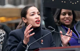 Rep. Alexandra Ocasio-Cortez (D-N.Y.), one of the signers of the "Statement of Principles" of Catholic House Democrats ev radin/Shutterstock