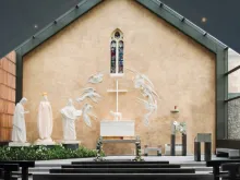 The Apparition Chapel at Knock Shrine, Co Mayo, Ireland