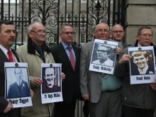 Relatives of those killed during the Ballymurphy massacre demonstrate in Dublin, Ireland, Jan. 30, 2014. Credit: Sinn Féin via Flickr (CC BY 2.0)