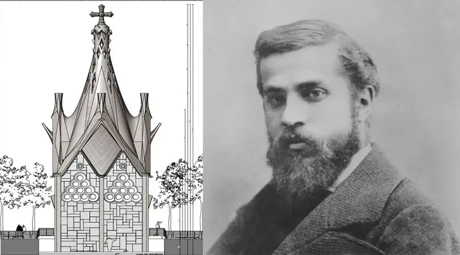 Sketch of the Chapel of Our Lady of the Angels in Rancagua, Chile. Credit: Gaudí Corporation of Triana Chile. / Antonio Gaudí. Courtesy: Association for the beatification of Antoni Gaudí?w=200&h=150