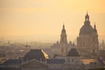 A view of St. Stephen’s Basilica in Budapest, Hungary