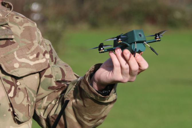 The Uavtek Nano Drone bug used by the British Army