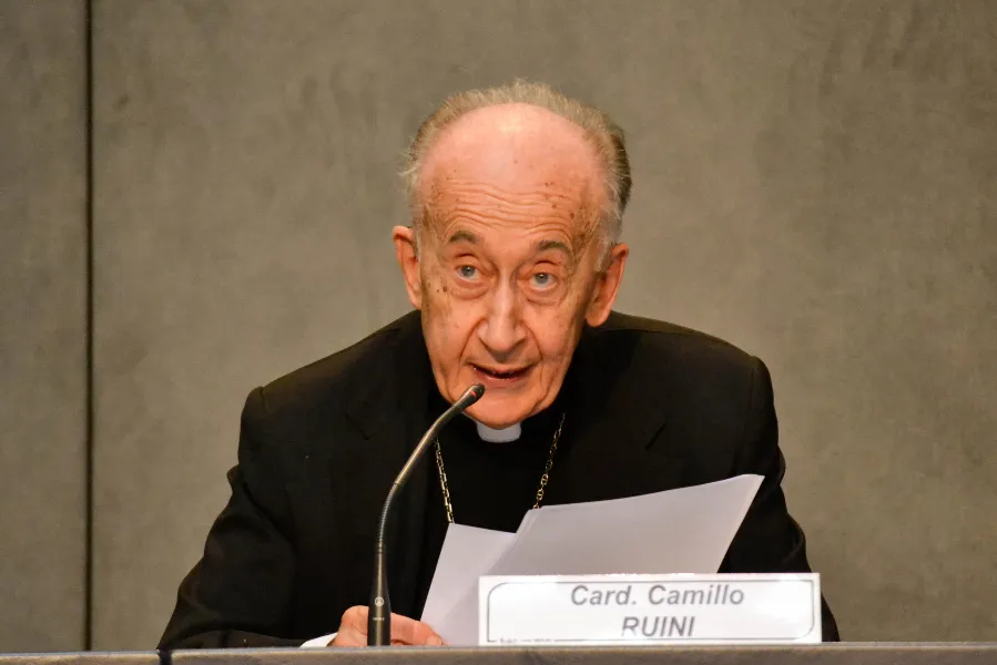 Cardinal Camillo Ruini answers questions at the Vatican press office on June 17, 2014.?w=200&h=150