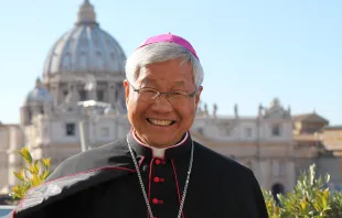Bishop Lazarus You Heung-sik, prefect of the Vatican Congregation for the Clergy. Bohumil Petrik/CNA.