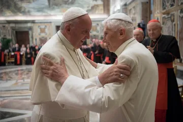Pope Francis and Pope Benedict XVI