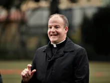 Father Peter Harman, rector of the North American College seminary in Rome, in a 2017 photo.