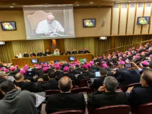 The opening of the Amazon synod at the Vatican's Synod Hall,  Oct. 7, 2019.