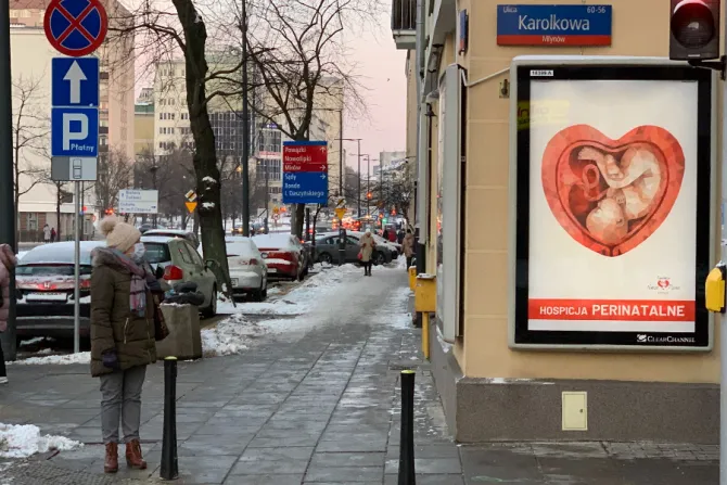 A pro-life poster campaign in Poland organized by the Our Children Foundation
