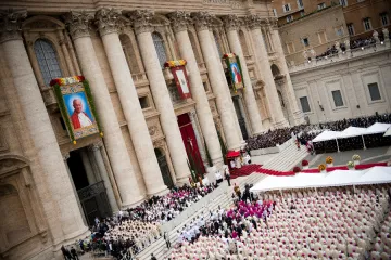 The canonizations of St. John Paul and St. John XXIII in St. Peter’s Square, April 27, 2014.