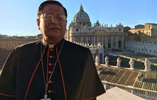 Charles Maung Bo pictured during a visit to Rome in 2017. ACI Stampa