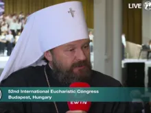 Metropolitan Hilarion Alfeyev spoke with EWTN at the 52nd International Eucharistic Congress in Budapest, Hungary.