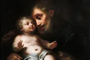 A detail from St. Joseph with the Child, by Francesco Conti (1681–1760)