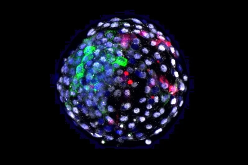 A human-monkey chimeric blastocyst. Credit: Weizhi Ji/Kunming University of Science and Technology.?w=200&h=150