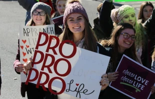 The 45th annual March for Life in Washington, D.C., Jan. 19, 2018. Jonah McKeown/CNA.