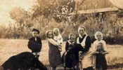 Wiktoria Ulma with six of her children.