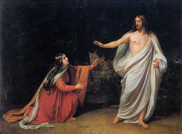 "The Appearance of Christ to Mary Magdalene" by Alexander Ivanov, 1834-1836.?w=200&h=150