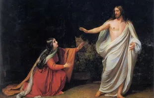 "The Appearance of Christ to Mary Magdalene" by Alexander Ivanov, 1834-1836. Wikimedia Commons.