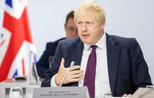 British Prime Minister Boris Johnson speaks at the G7 summit in Biarritz, France, in 2019. UK Government (OGL 3).