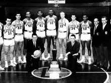 Loyola Chicago's 1963 championship basketball team