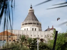 The Basilica of the Annunciation in Nazareth, northern Israel.