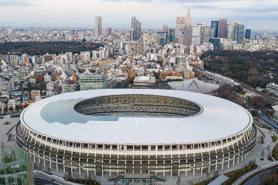 Japan National Stadium in Tokyo, the main stadium of the 2020 Summer Olympics.?w=200&h=150