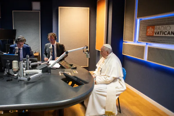 Pope Francis speaks to Vatican Radio on May 24, 2021. / Vatican Media