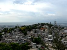 An aerial view of Port-au-Prince, Haiti.