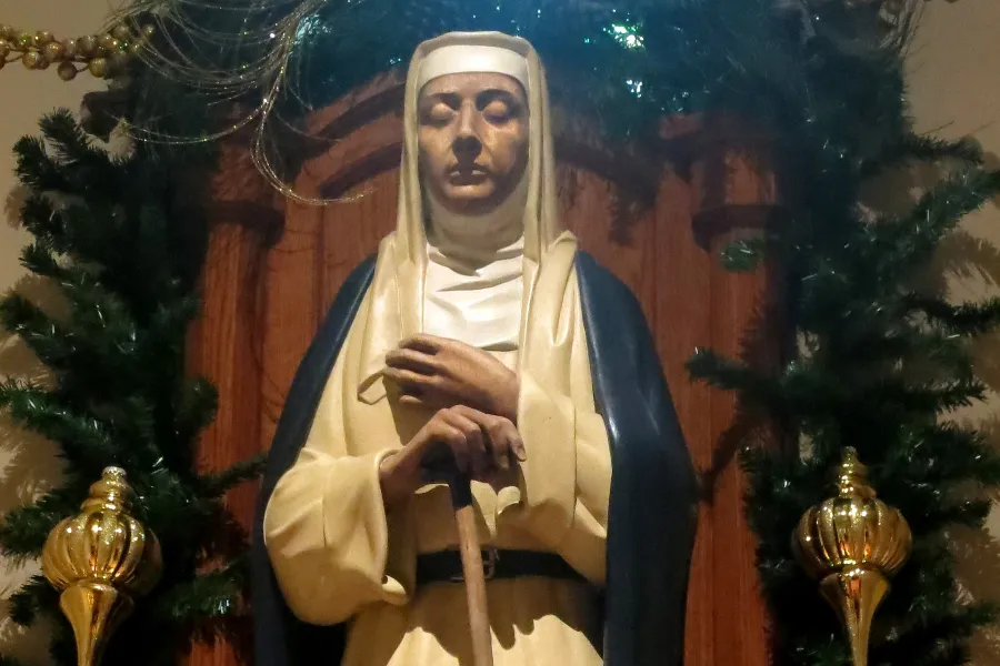 A statue of St. Margaret of Castello at St. Patrick Church in Columbus, Ohio.?w=200&h=150