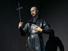 A 17th-century statue of St. Ignatius of Loyola by Spanish sculptor Juan Martínez Montañés.