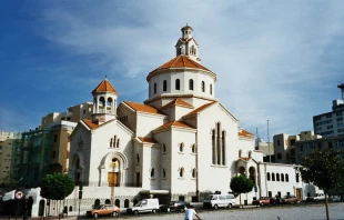 The Cathedral of St. Elias and St. Gregory the Illuminator in Beirut, Lebanon, the cathedra of the Armenian Catholic Patriarchate of Cilicia. Jari Kurittu via Wikimedia (CC BY 2.0).