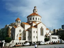 The Cathedral of St. Elias and St. Gregory the Illuminator in Beirut, Lebanon, the cathedra of the Armenian Catholic Patriarchate of Cilicia.