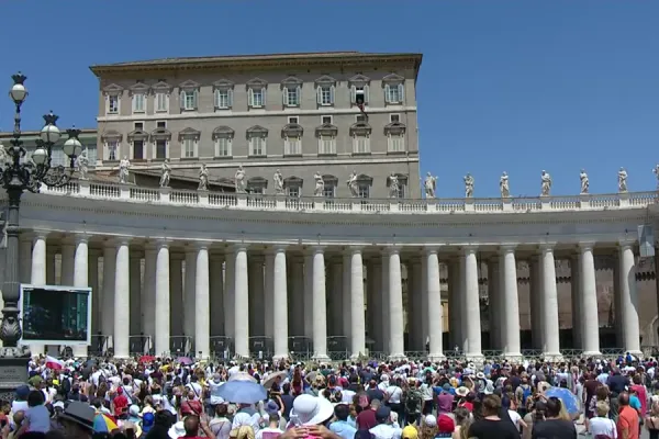 Pope Francis delivers his Angelus address at the Vatican, June 27, 2021. / Screenshot from Vatican News YouTube channel.