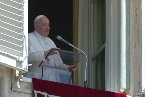Pope Francis delivers his Angelus address at the Vatican, June 27, 2021. / Screenshot from Vatican News YouTube channel.