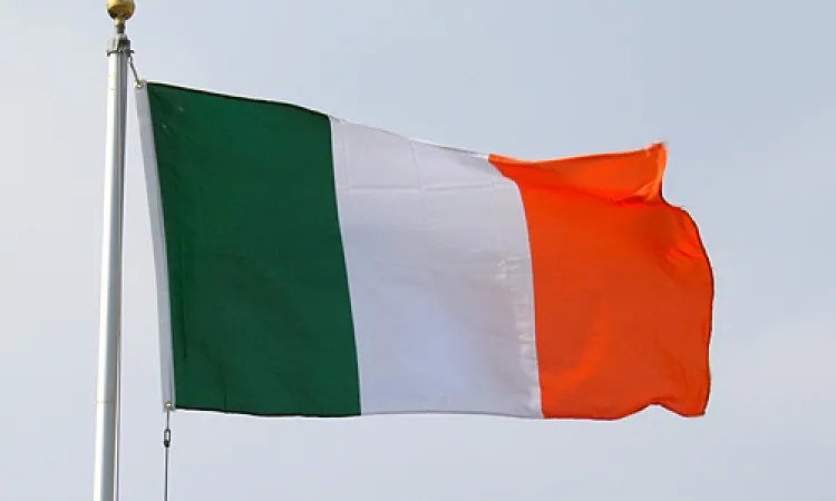 The flag of the Republic of Ireland.