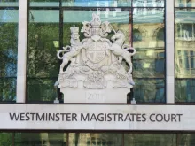 Westminster Magistrates’ Court in London, England.