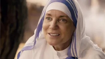 Jacqueline Fritschi-Cornaz as Mother Teresa of Calcutta in the new film "Mother Teresa and Me."