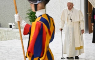 Pope Francis at the general audience on Aug. 10, 2022 Vatican Media