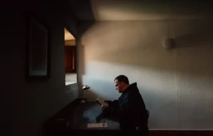 A monk from the Monastery of Santo Domingo de Silos in Spain. Credit: Abbey of Santo Domingo de Silos