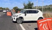 One car was damaged after an accident on a road in Mexico, witnessed by Father Salvador Nuño, who stopped to ask if the man in the car needed help. The man made a surprising request: “I want to confess.”