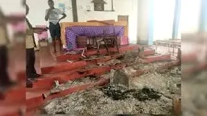 Damage at the Chipene mission in Mozambique following a Sept. 6, 2022, terrorist attack. ACN/Diocese of Nacala