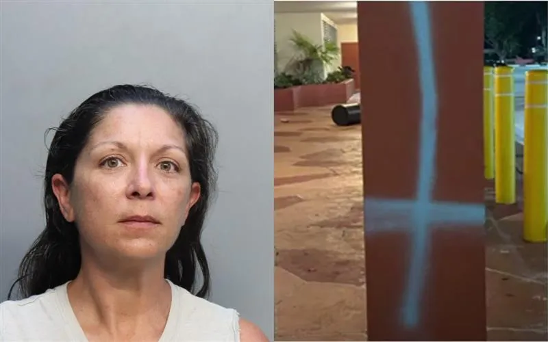 Alfa Illescas, 44, was arrested and charged in connection with the June 10, 2023, vandalism at St. Timothy Catholic Church in Miami.?w=200&h=150