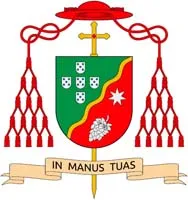 The coat of arms of Cardinal Américo Aguiar. Credit: Creative Commons, CC BY-SA 2.5