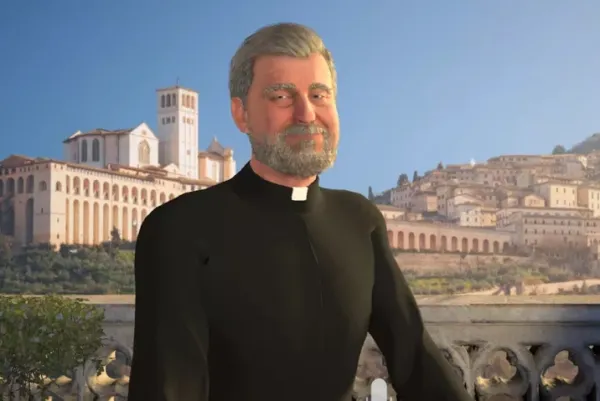 Father Justin, Catholic Answers' short-lived AI priest. Credit: Catholic Answers / Screenshot